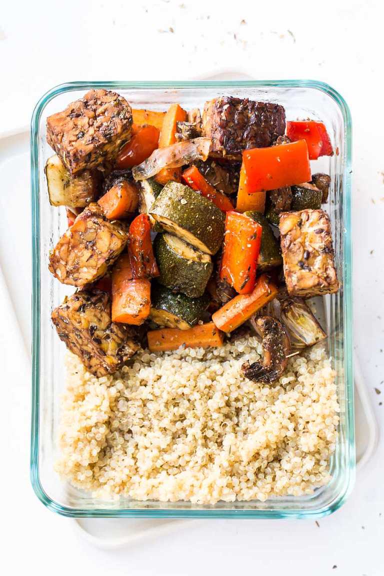 15 Vegetarian Meal Prep Recipes and Ideas - Vegetarian Meal Prep Recipes, Vegetarian Meal, Meal Prep Recipes, Low Carb Vegetarian Meals, Healthy Chicken Meal Prep Recipes