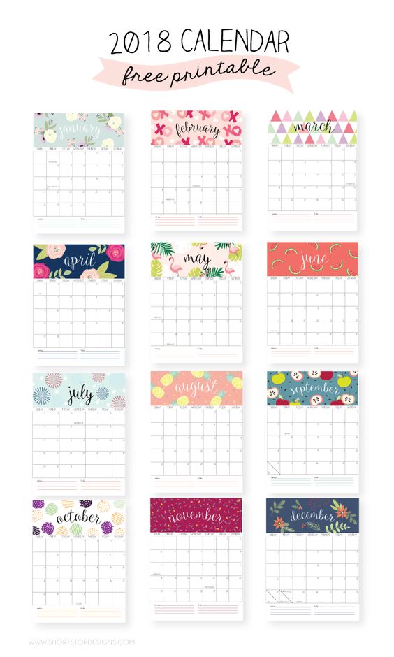 I’m so excited to share with you the 2018 Printable Calendar! This year, I’ve added some fresh new designs, as well as a few returning designs from previous years. If you are someone wh…