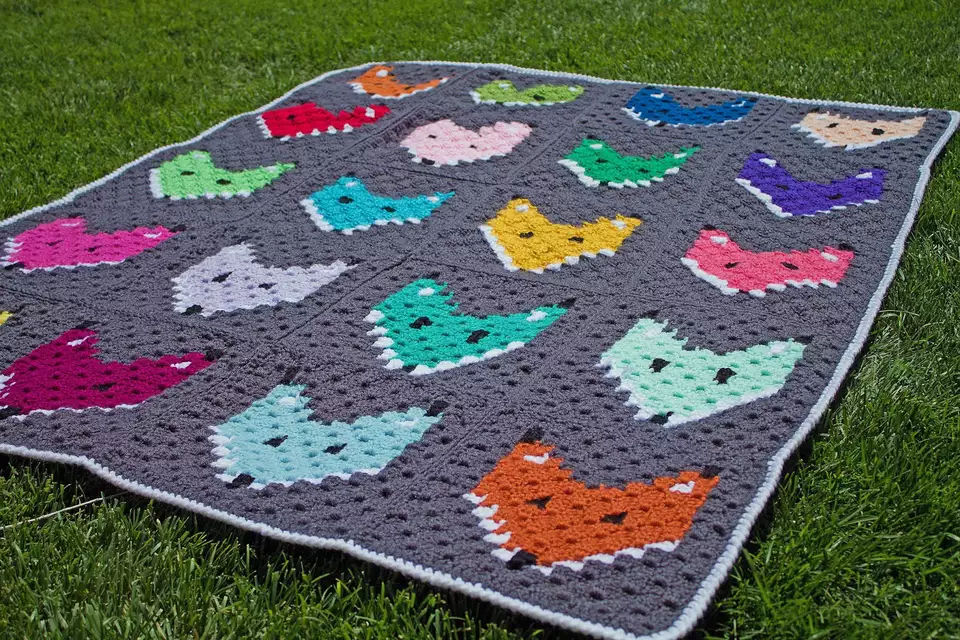 C2C Crochet Fox Blanket Pattern