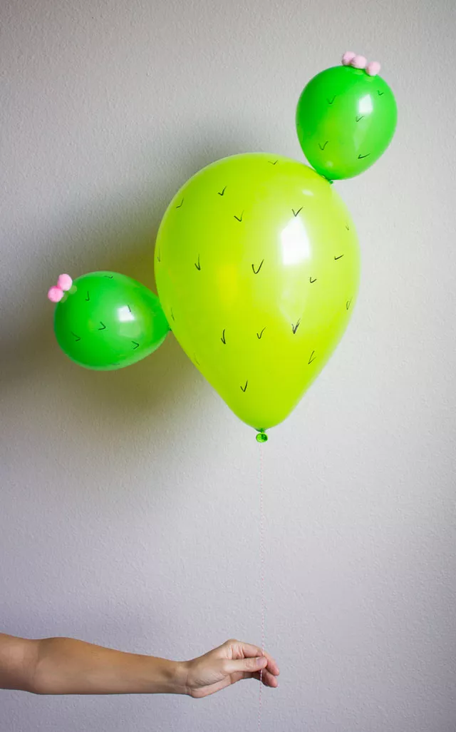 DIY Cactus Party Balloon
