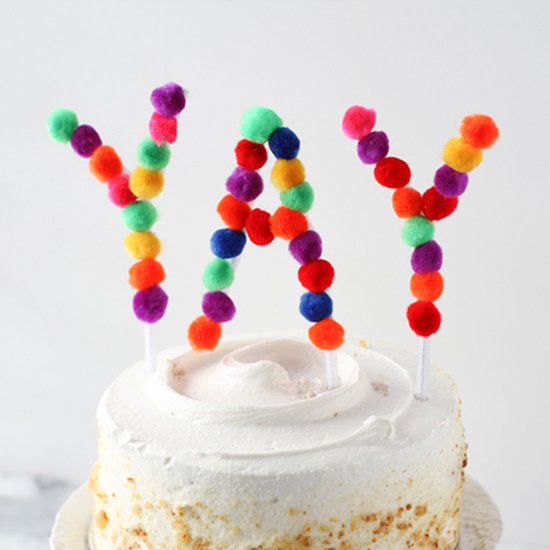 Cake Topper - DIY Monogram Letters