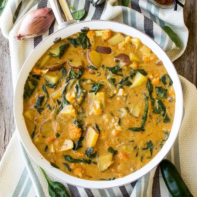 low-carb vegetable curry