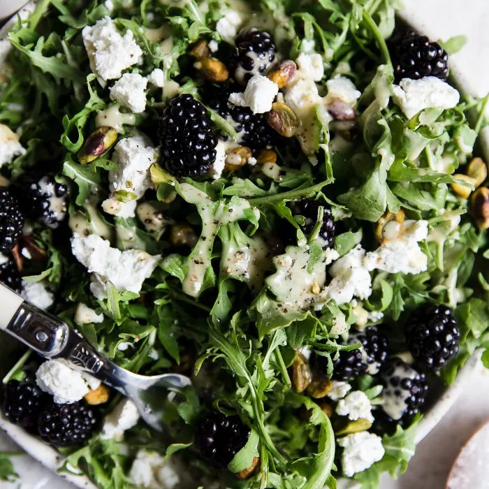 Blackberry Goat Cheese Salad—The Modern Proper