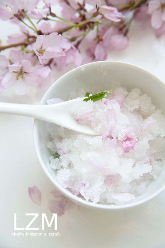 cherry blossom sugar scrub