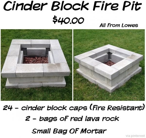 Easy And Diy Outdoor Fire Pit Ideas, Fire Pit Plans Diy