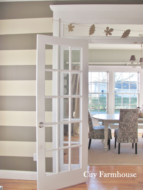 Home Decor: DIY Striped Walls - wall color, Striped Walls, DIY Striped Walls, accent walls