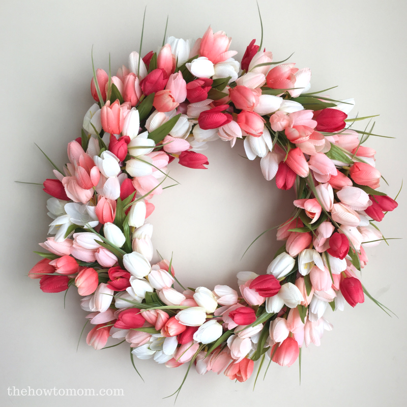 20 Pretty DIY Spring Wreaths - Spring Wreaths, diy wreath, DIY Spring Wreaths, diy spring wreath, diy spring home decor