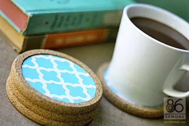 contact paper coasters