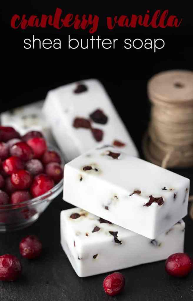 Cranberry Vanilla Soap DIY