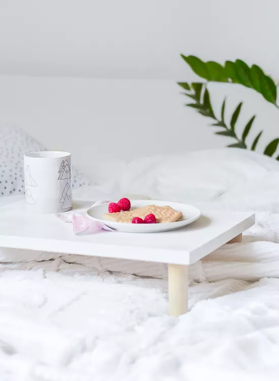 DIY Breakfast In Bed Tray