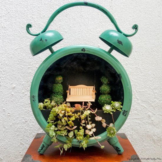  DIY Fairy Clock Garden