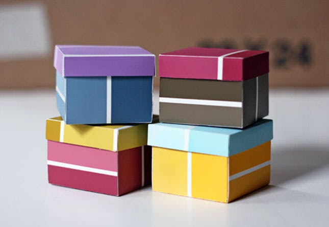 Paint Swatch Boxes