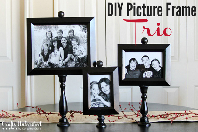 DIY photo frames & displays - great ideas! 