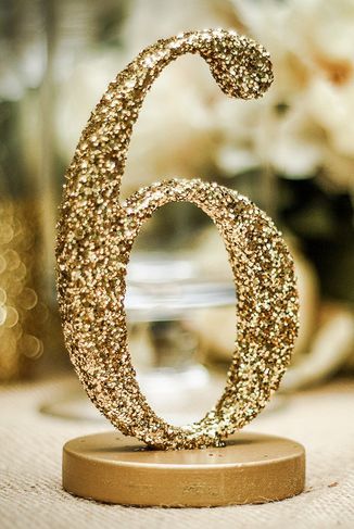 Gold Glitter Wedding Ideas