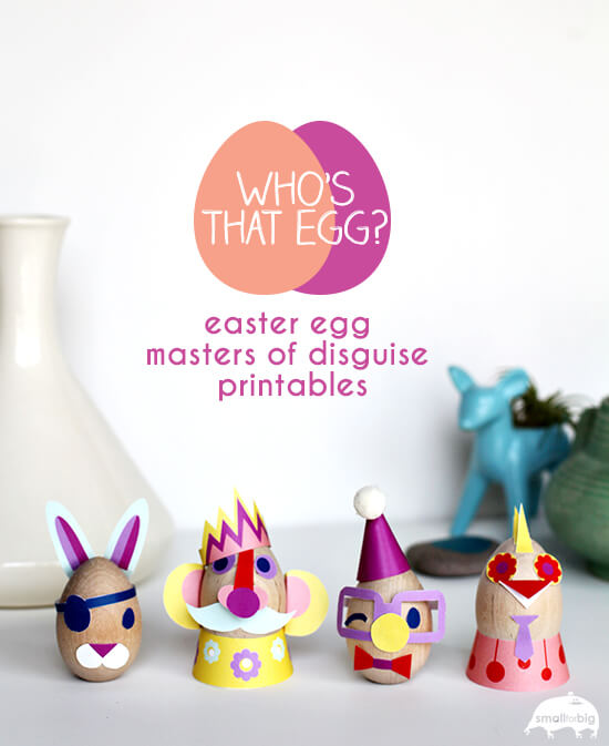 easter egg masters of disguise + 25 Easter Crafts for Kids - Fun-filled Easter activities for you and your child to do together!