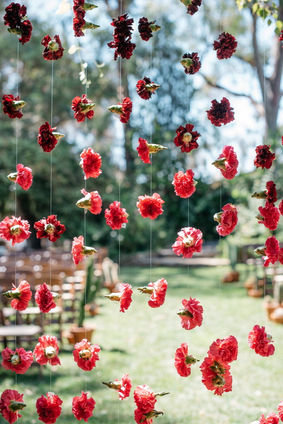 Flower Curtain Ideas For Wedding, Scatter Shower and Floral Parties