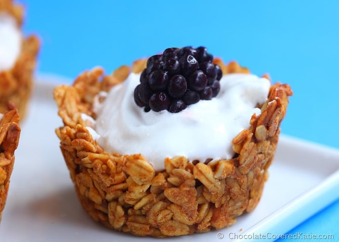 Breakfast Granola Cups | 25+ muffin tin recipes for kids