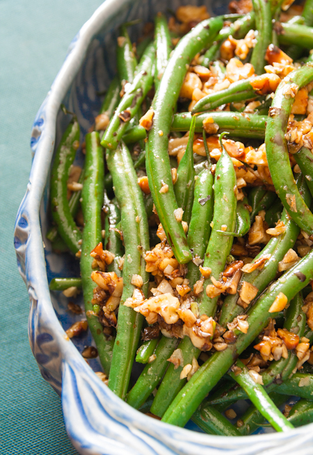 green beans with walnuts and balsamic | 25+ Delicious Vegetable Side Dishes