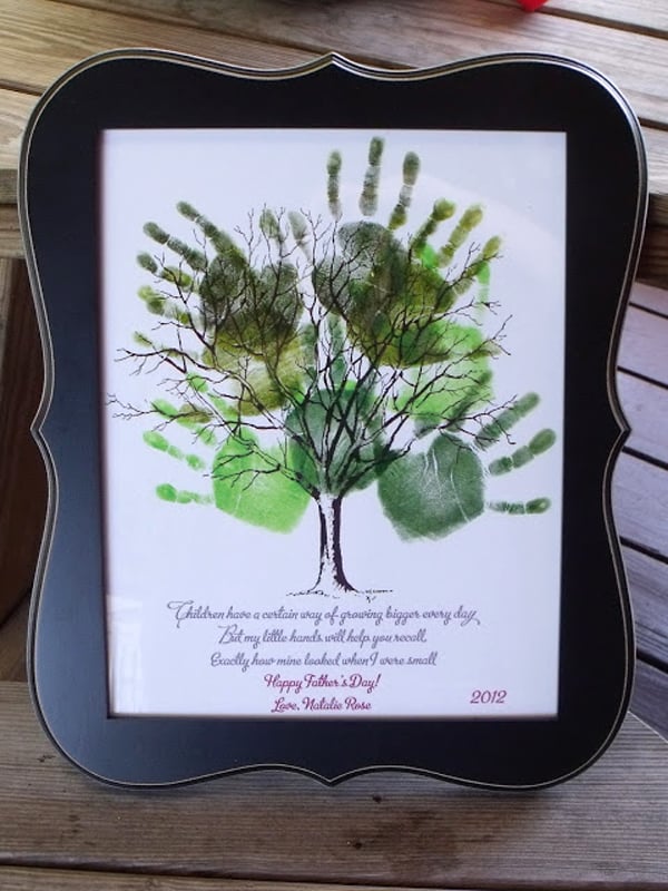 Family tree handprint art | 30 best handprint art ideas