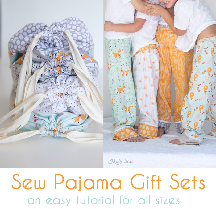 Want to sew Christmas pajamas this year? This is the best collection of free kids' pj sewing tutorials and patterns. Perfect handmade gift idea!