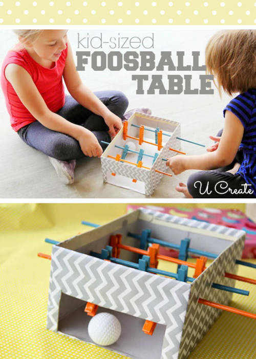20 amazing toys you can make from cardboard - these would be great for rainy days or even for Christmas gifts!