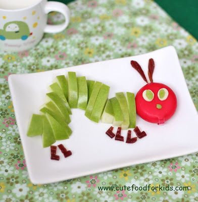 hungry caterpillar | 25+ Cute & Healthy Snacks