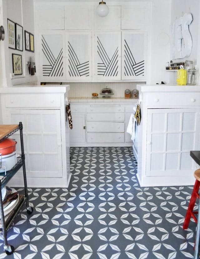 Home Decor: DIY Stenciled Floor Projects - Stenciled Floor, DIY Stenciled Floor Projects, DIY Stenciled Floor, DIY Home Decor Projects, diy home decor