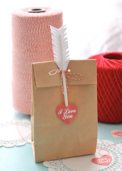 kraft paper gift topper | 18+ Kraft Paper Valentines