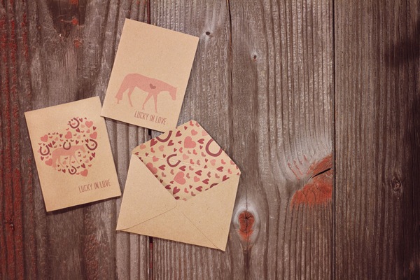 kraft paper tags lucky you | 18+ Kraft Paper Valentines