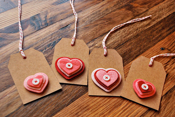 kraft paper valentine gift tags | 18+ Kraft Paper Valentines