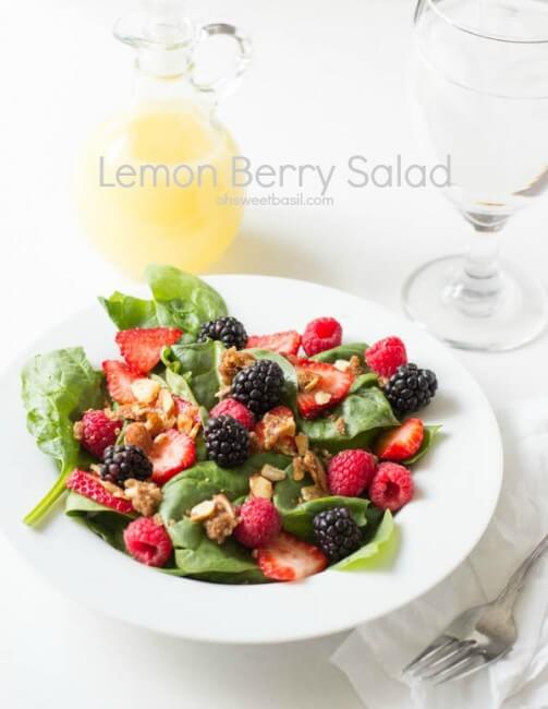 lemon berry salad