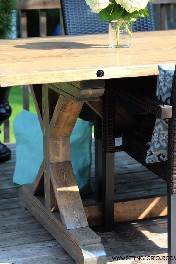 How to Make a Farmhouse Table for less than $200.00!