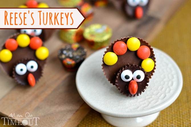 Reese's turkeys thanksgiving | 25+ Thanksgiving treats