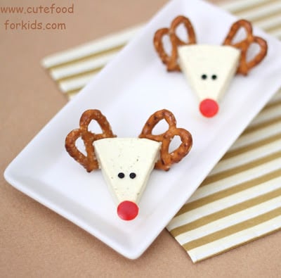 Reindeer Cheese | 25+ Rudolph crafts, gifts and treats | NoBiggie.net