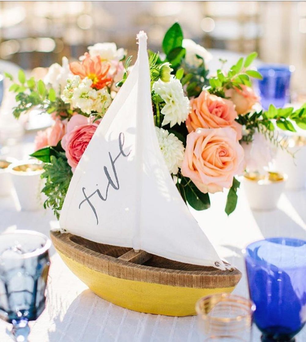 sailboat table number