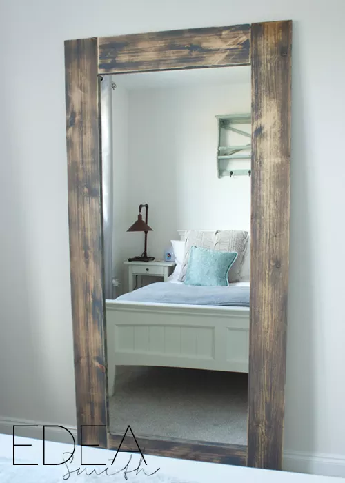 DIY bedroom decor project ideas - full length mirror ikea hack