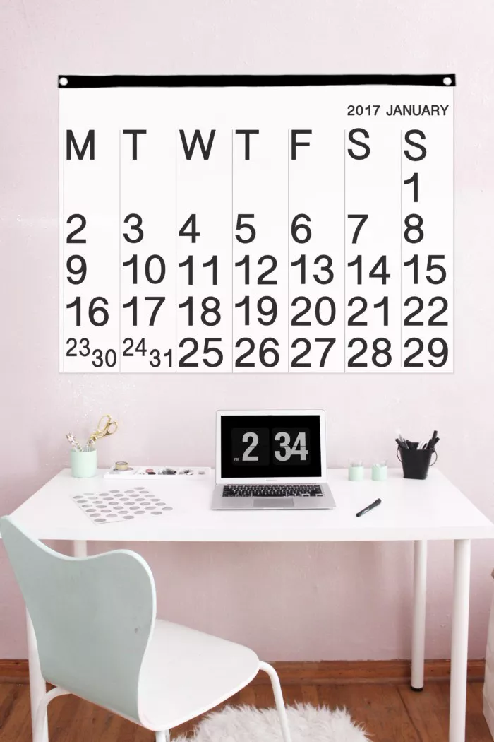 DIY Giant Office Calendar
