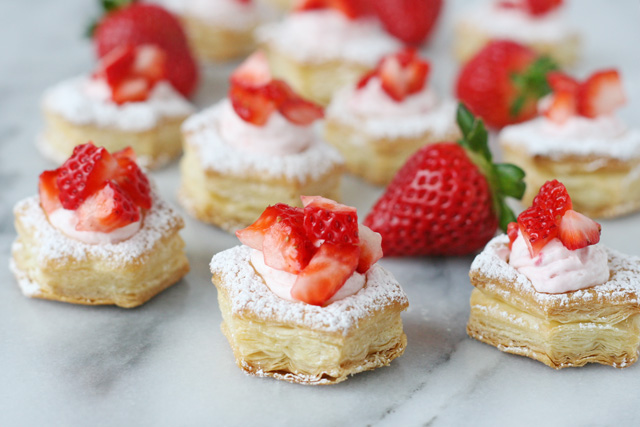 Strawberry Cream Puffs | 25+ Puff Pastry Dough Recipes
