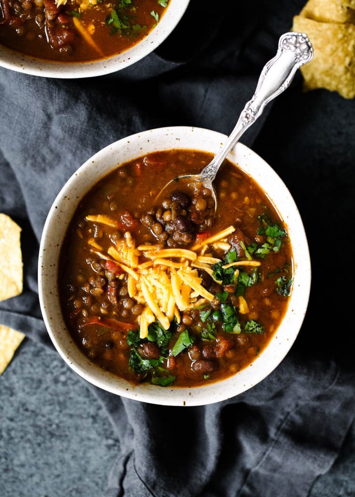 Hearty, healthy, and it'll warm you right up. Recipe here.