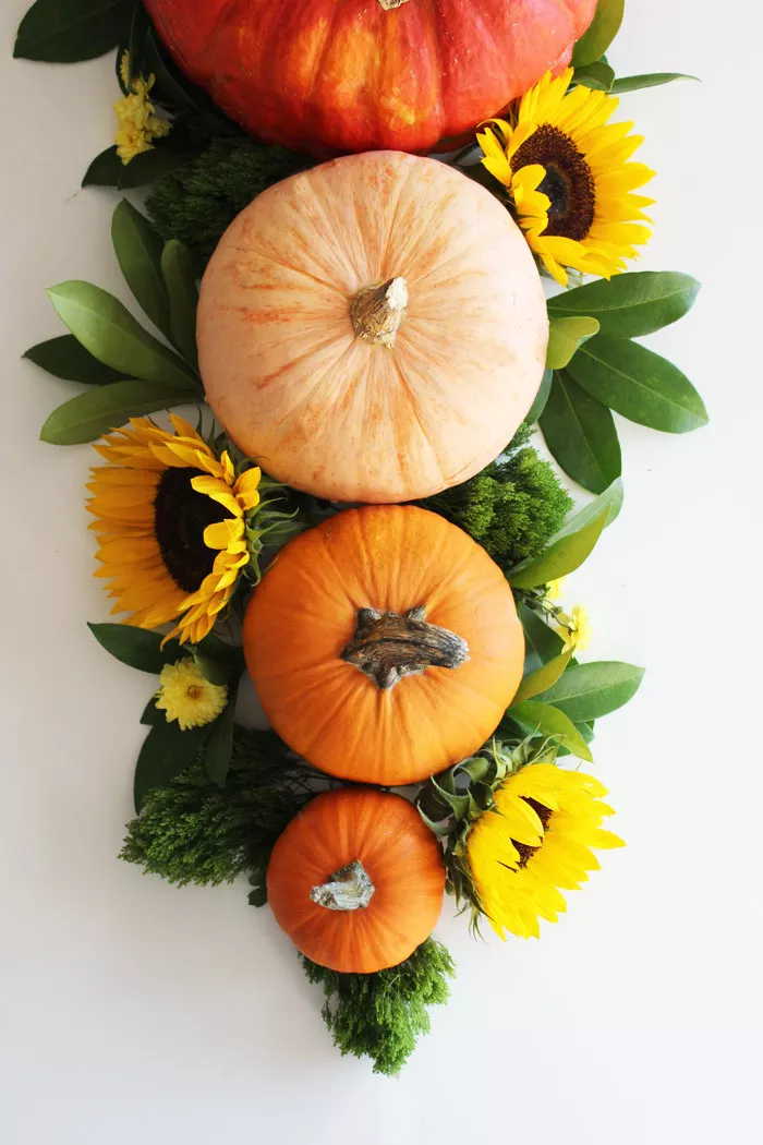 DIY Pumpkin And Sunflowers Centerpiece