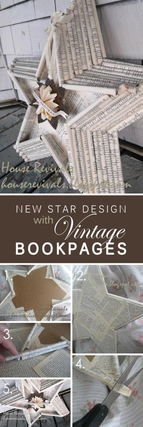 15 Vintage DIY Project Ideas to Repurpose Old Books - diy vintage decor, DIY Project with Old Books, DIY Project Ideas to Repurpose Old Books, diy books