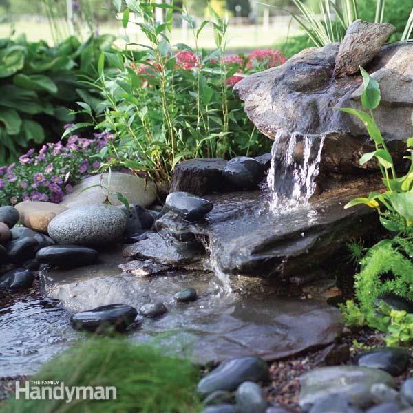40+ Creative DIY Water Features For Your Garden --> How to Build a Low-Maintenance Water Feature