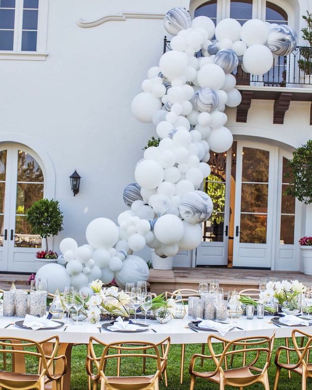 Wedding balloon installation - John & Joseph Photography