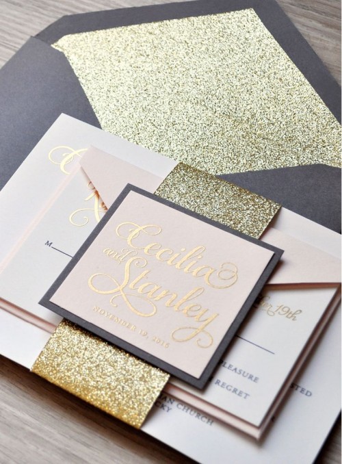 Glitter Wedding DIY ideas