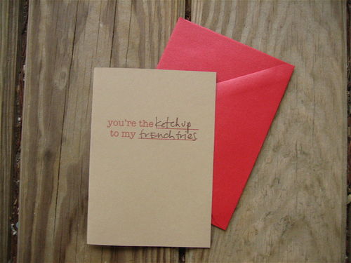 you are the... to my card | 18+ Kraft Paper Valentines