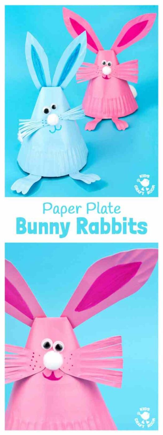 15 Best Bunny Crafts for Easter (Part 1) - Bunny Crafts for Easter, Bunny Crafts, Bunny Craft