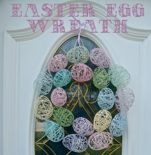 DIY Easter Wreaths Perfect for Your Front Door (Part 1) - DIY Easter Wreaths, diy Easter wreath, DIY Easter Decoration
