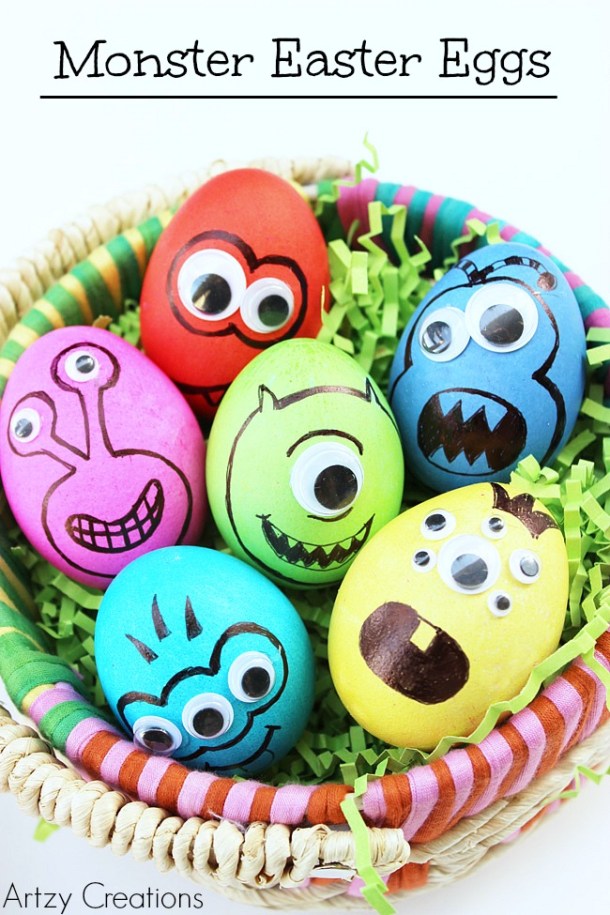 Easter Eggs Decor 2020: 15 Creative Easter Egg Decorating Ideas to Try This Year (Part 5) - diy Easter eggs decoration, DIY Easter Egg Decorating Ideas, DIY Easter Egg