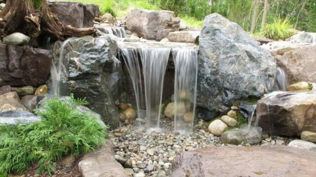 12 Amazing Backyard Garden Waterfall Ideas that you can DIY