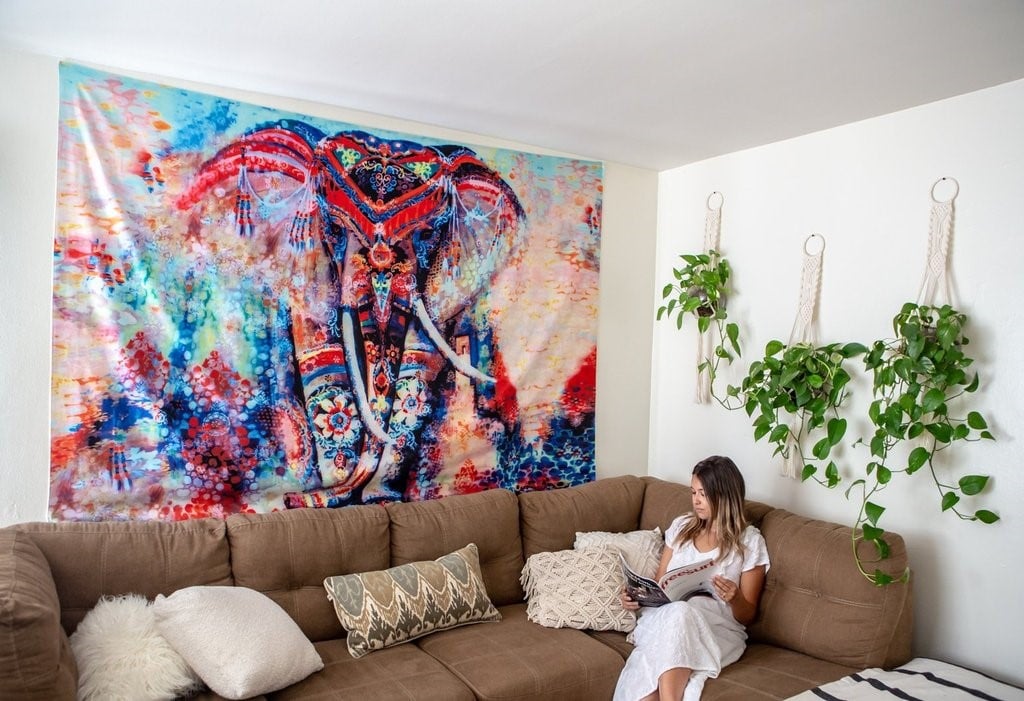 7 Brilliant Ideas for Hanging a Wall Tapestry Around the House